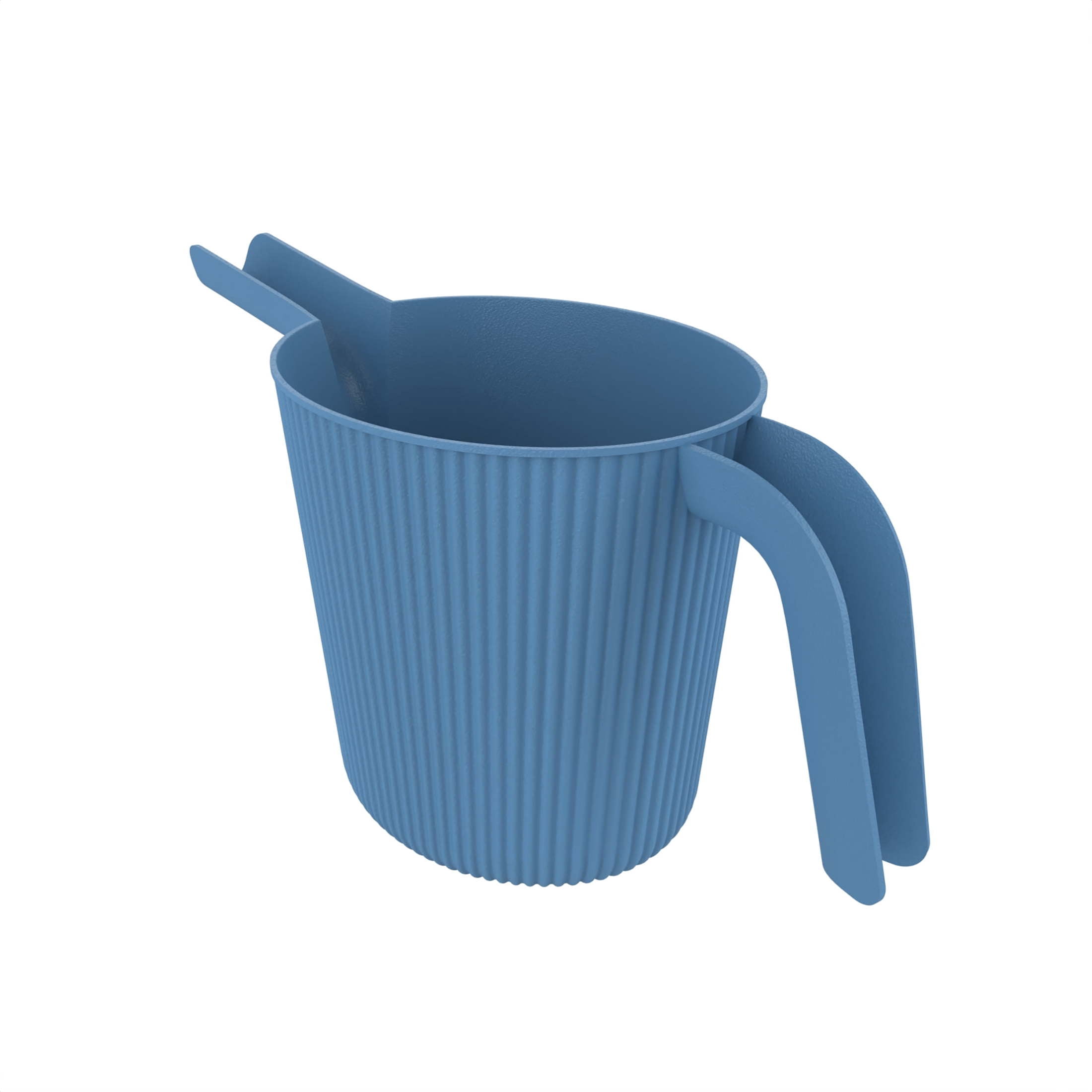 Expert Gardener 0.5 gal. Resin Watering Can, Blue Paradise