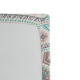 thumbnail image 2 of Ambesonne Tribal Fitted Sheet, Floral Paisley and Aztec, Twin XL Size, Cream Aqua and Coral, 2 of 2