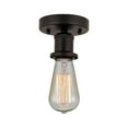 thumbnail image 3 of Innovations Lighting  Bare Bulb - 1 Light 2" Semi-Flush Mount Antique Copper, 3 of 5