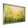 thumbnail image 2 of Designart 'Sunset Field With Herbs and Chamomiles' Traditional Framed Art Print, 2 of 4