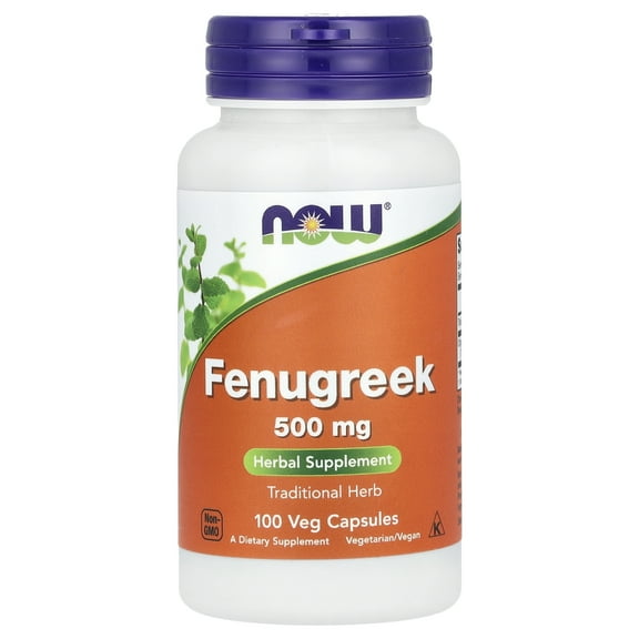 NOW Foods Fenugreek, 100 Capsule