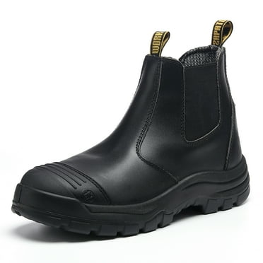 mens slip on work boots waterproof