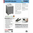 thumbnail image 6 of Dahle 50414 Oil-Free Paper Shredder w/Jam Protection, German Engineered, 18 Sheet Max, Level P-4 | O-3, 6 of 8