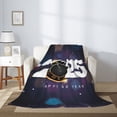 thumbnail image 5 of Throw Blanket for Couch Sofa and Bed, 2025 Happy New Year 4 Super Soft Plush Throw Blanket, Fuzzy Cuteness Comfy Warm Washable Flannel Blanket & Throws for All Season 40"x30", 5 of 7