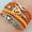 Orange, variant on Bracelets for Women & Girl, Friendship Leather Bracelets Gift, Handmade Love Jewelry for Teen Girl (Blue)