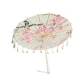 thumbnail image 4 of Wxqbjtam Chinese Oiled Paper Umbrella 32" Silk Cloth Umbrella for Wedding Music Festivals Style B, 4 of 9