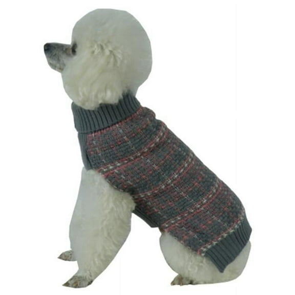 Vintage Symphony Static Fashion Knitted Dog Sweater, Extra Small