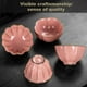 thumbnail image 5 of Taza individual de cerámica torneada en horno, juego de té de Kung Fu, taza maestra rosa, taza de té, taza de té Tianmu, Jianzhan, 5 of 5