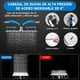 thumbnail image 4 of Regaderas para Baño, 8'' Cabezal de Ducha y 5 Modo de Shower Head Fijas, Regadera Cuadrada de para Baño Alta Presion Modernas con 1.5 m Telefono y Tubo de Extensión, 4 of 8