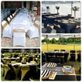 thumbnail image 5 of Efavormart 30 PCS White Premium Spandex Folding Chair Covers, Stretch Fitted Folding Chair Covers, 5 of 8