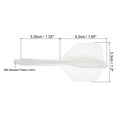 thumbnail image 2 of Unique Bargains Vol de Fléchettes Intégrés, Ensemble de 3 Vol de Fléchettes Durables, Transparent, 2 of 5