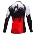 thumbnail image 4 of Camisetas de ciclismo de montaña de manga larga para hombre, otoño 2022, nuevas camisetas de ciclismo coloridas, ropa deportiva para ciclismo al aire libre, ropa de ciclismo de montaña, 4 of 5