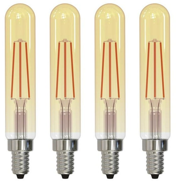 Bulbrite 862780 5W T8 Shape 2100K Dimmable Filament LED Bulb - Pack of 4