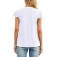 thumbnail image 6 of Cueply Womens Casual Tops Summer Short Sleeve V Neck T Shirts Loose Tunic Tops, 6 of 6