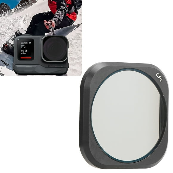 Action Camera Polarizing Filter, Scratch CPL Filter for Photography