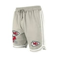 thumbnail image 2 of Men's New Era Light Beige Kansas City Chiefs Stone Multi Patch Shorts, 2 of 5