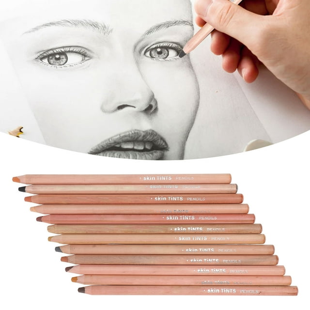 Portrait Pastel Pencils, Practical Wide Applicability Colored Pencils for Scrapbooking