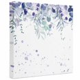 thumbnail image 2 of Ships Next Day Canvas Wall Art 12"x12", Purple Botanical Wood Framed Canvas Print Painting, Spring Weeping Eucalyptus Leaves Ready to Hang Small Picture Wall Decor for Home Kitchen Dining Room Office, 2 of 9