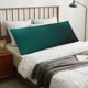thumbnail image 4 of Fotbe Dark teal green Funda para Almohada Corporal con Diseño, Funda de Microfibra Ultrasuave de 20x54 Pulgadas, Ropa de Cama Elegante, 4 of 7