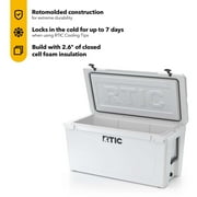 RTIC 145 QT Ultra-Tough Rotomolded Hard-Sided Ice Chest Cooler, Fits 195 Cans, White