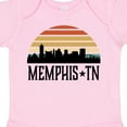 thumbnail image 4 of Inktastic Memphis Tennessee Skyline Retro Sunset Boys or Girls Baby Bodysuit, 4 of 5