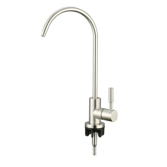 RO Water Filter Faucet Non-Air-Gap Drinking Water Beverage Faucet for Reverse Osmosis Systems Water Filtration System 304 Stainless Steel (Brushed Nickel)