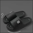 thumbnail image 6 of Summer Sandals for Women,Womens Slip On Shoes,Women's Sandals,Flat Sandals for Women,Cute Sandals for Women,Non- Bathroom Sandals Indoor Men's And Women's Slippers,Black,10.5, 6 of 7