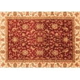 thumbnail image 1 of Ahgly Company Indoor Rectangle Abstract Orange Modern Area Rugs, 6' x 9', 1 of 4