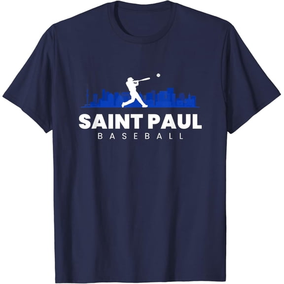 Saint Paul Baseball Vintage Minimalist Retro Baseball Lover T-Shirt