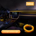 thumbnail image 1 of Agiferg Car Cold Light Atmosphere Lamp Interior Light Guide Led Atmosphere Lamp EL Luminous Line 5 Meters + Wire Drive Universal Car Decorative Lamp, 1 of 2