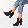 thumbnail image 5 of Tejiojio Fall Clearance Women Boots Pointed Shoes Zip Shoes Winter Casual Shoes High Heel Warm Solid Boots, 5 of 5