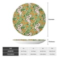 thumbnail image 2 of Honeii Snake And Floral Print Elegant Bone China Decorative Plate, Porcelain Plate,Art Crafts,Ceramic Ornaments for Home Office Wall Decor-10in, 2 of 6