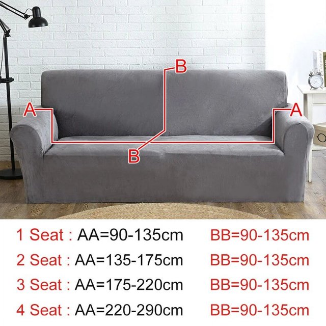 Funda de sofá de felpa en forma de L, cubierta elástica para muebles de sala de estar, Chaise Longue, esquinero