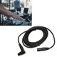 thumbnail image 5 of Cable de micrófono XLR macho a hembra Cable de micrófono conductor OFC cabezal acodado conector de 3 pines profesional para estudio de grabación, 5 of 8