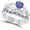 White, variant on 14K White Gold-Plated Crown Design Claddagh Bridal Set 1 CT Heart-Cut Tanzanite Engagement Ring with Curved Wedding Band 925 Sterling Silver Anniversary Gift For Women
