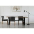 thumbnail image 3 of Albie Diamond Stitching PU Leather Chair, 3 of 5