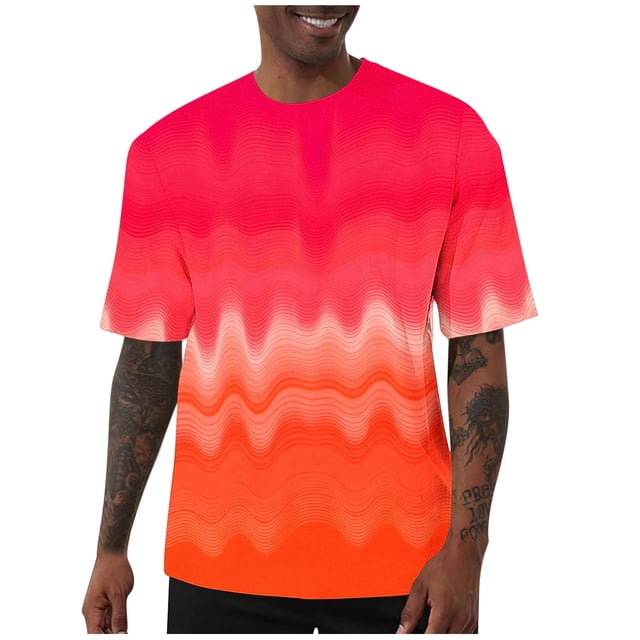 Camiseta de Manga Corta Deportiva Elástica Suelta de los Hombres, Blusa Atlética de Secado Rápido Transpirable para Entrenamientos de Ejecución Del Gimnasio