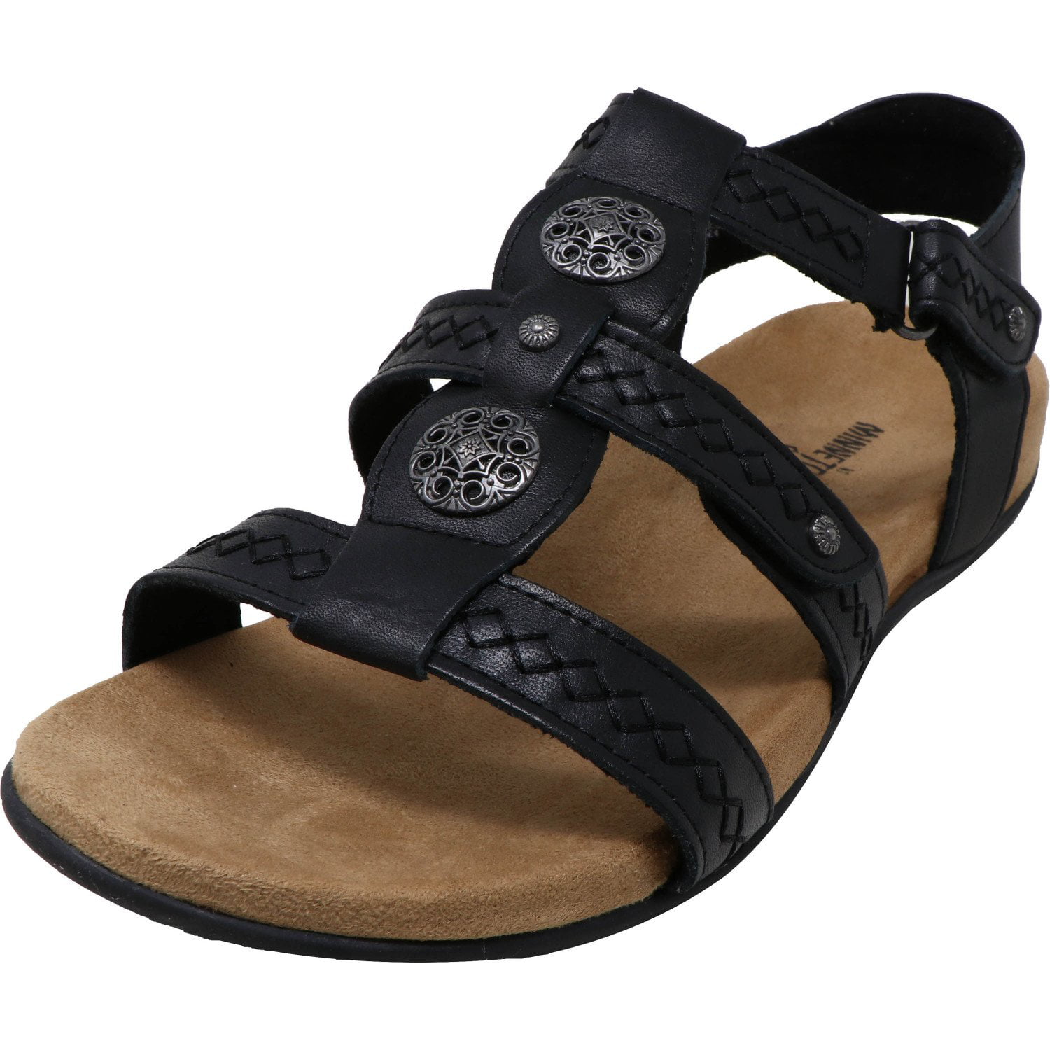 minnetonka leather sandals