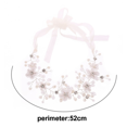 thumbnail image 2 of Nupcial Boda Cabello Vine Flor Hoja Diadema Perla Tiara Cristal Nupcial Accesorios para el cabello Damas y niñas Adepaton CPB-DE-LYY925-1, 2 of 5