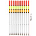 thumbnail image 4 of <p>Fishing Float, 10Pcs Durable Fishing Float Bobber Plastic Material Sensitivity Excellent Buoyancy  For Fishing For Angling</p>, 4 of 7