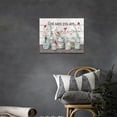 thumbnail image 2 of Cardinal Wall Art Rustic Red Floral Vase Pictures Wall Decor Country God Says You Are Canvas Print Artwork Gifts Home Decorations For Bathroom Bedroom Framed 16"x12", 2 of 6