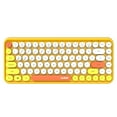 thumbnail image 1 of Ajazz Ajazz 308i Wireless Bluetooth Keyboard - 84 Keys Compact Design, Multi-Device Compatibility, Quiet Typing, 10m Range, Yellow Finish for Mac, Windows, iOS, Android., 1 of 7