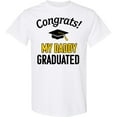 thumbnail image 3 of Inktastic Congrats My Daddy Graduated with Cap T-Shirt, 3 of 5