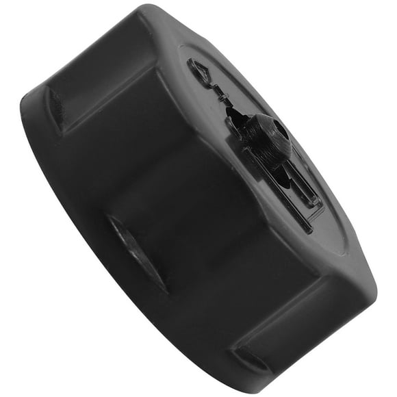 Minkissy 1Pcs Black ABS Motorcycle Fuel Cap Gas Cap Replacement Round 1.85X1.85X0.59In
