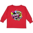 thumbnail image 3 of Inktastic The 80s Cassette Tapes Boys or Girls Long Sleeve Toddler T-Shirt, 3 of 5