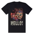 thumbnail image 3 of Five Nights At Freddy's Shirt Men's Ballon Boy Hello Distressed Short Sleeve Tee, 3 of 5