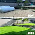 thumbnail image 6 of Goasis Lawn Extra Thick Artificial Grass Turf Indoor Outdoor Synthetic Grass Rug, 12' x 39', Green, 6 of 7