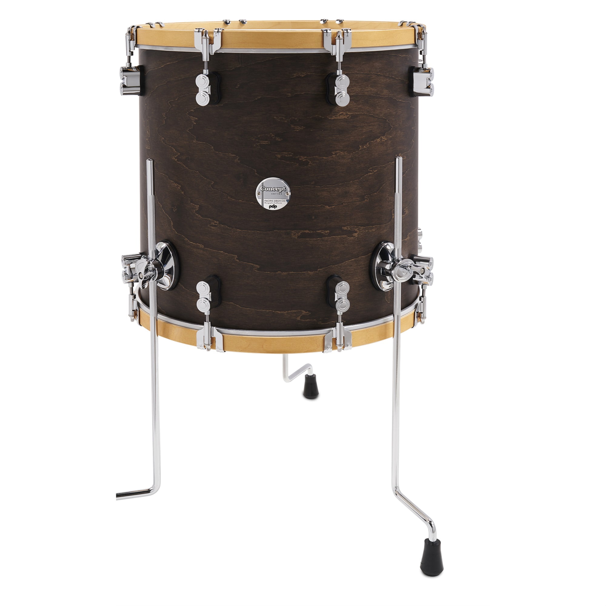 PDP by DW Concept Classic 3-Piece Shell Pack with 20 in. Bass Drum and Natural Hoops Walnut