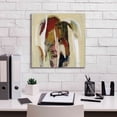 thumbnail image 5 of Epic Graffiti 'Terracotta Tile II' by Silvia Vassileva, Canvas Wall Art, 18"x18", 5 of 8