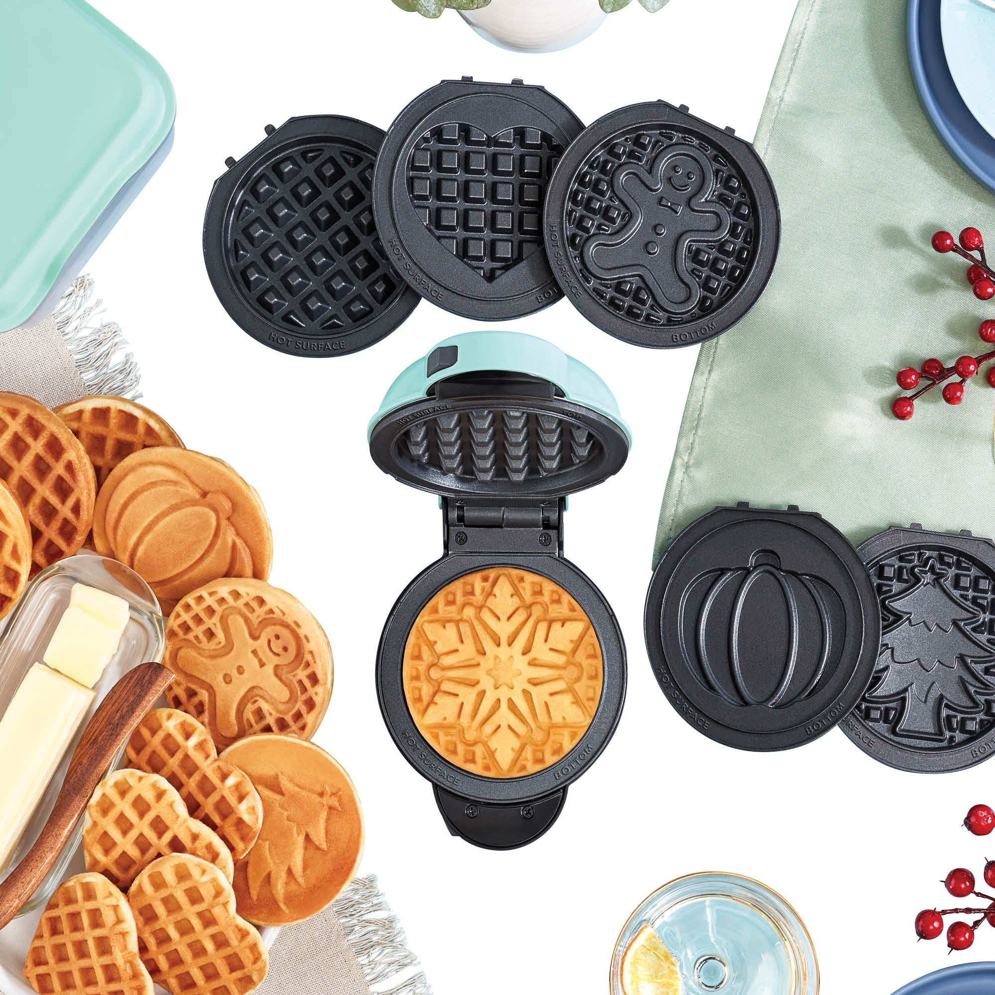 Dash Multi-Plate Mini Waffle Maker $29.99 in Stock (See The Video Inside)